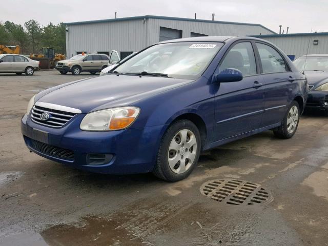 KNAFE122375420670 - 2007 KIA SPECTRA EX BLUE photo 2