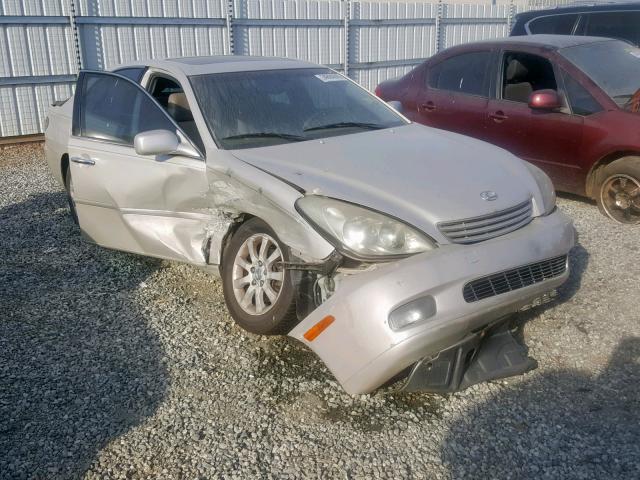 JTHBF30G530091324 - 2003 LEXUS ES 300 SILVER photo 1