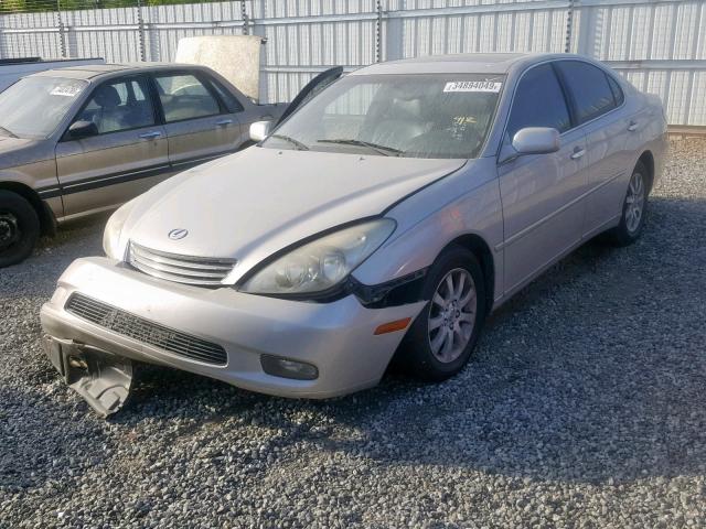 JTHBF30G530091324 - 2003 LEXUS ES 300 SILVER photo 2