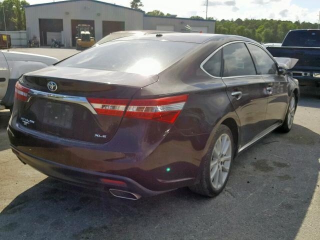 4T1BK1EB5DU057081 - 2013 TOYOTA AVALON BAS MAROON photo 4