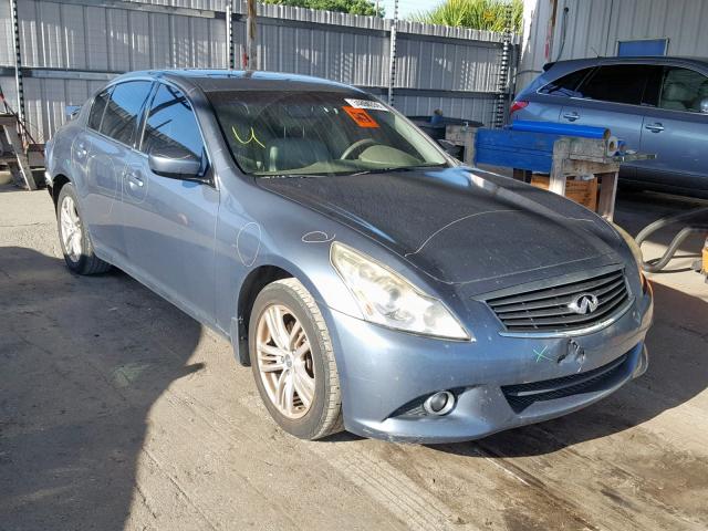 JN1CV6AR9AM459085 - 2010 INFINITI G37 BLUE photo 1