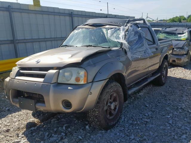 1N6ED27Y54C435194 - 2004 NISSAN FRONTIER C BEIGE photo 2