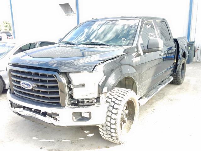 1FTEW1C87GFC59913 - 2016 FORD F150 SUPER BLACK photo 2