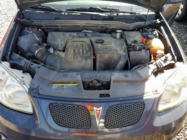 1G2AS18H697176591 - 2009 PONTIAC G5 CHARCOAL photo 7