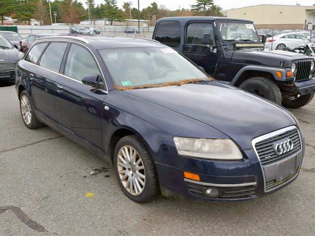 WAUKH74F86N119139 - 2006 AUDI A6 AVANT Q BLUE photo 1