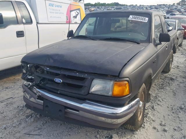 1FTCR14U6TPB18815 - 1996 FORD RANGER SUP BLACK photo 2