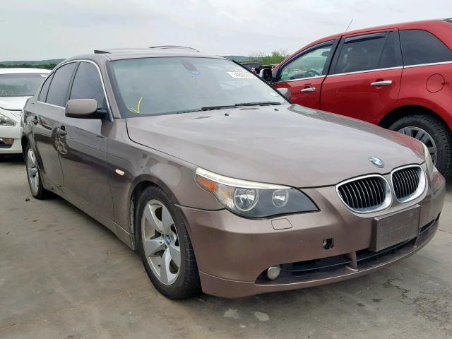 WBANE53547CW60849 - 2007 BMW 525 I BROWN photo 1