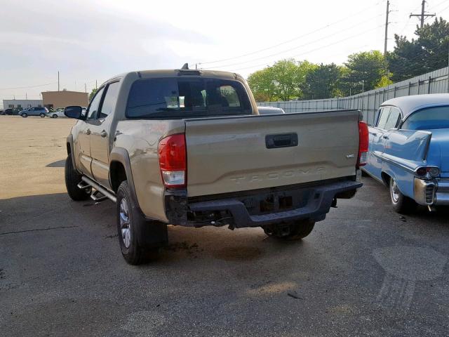 3TMCZ5AN9HM054688 - 2017 TOYOTA TACOMA DOU შავი ფოტო 3