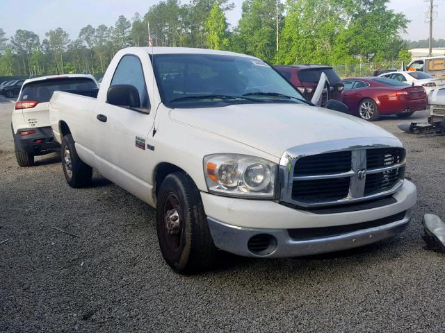 3D7KR26D68G214704 - 2008 DODGE RAM 2500 S WHITE photo 1