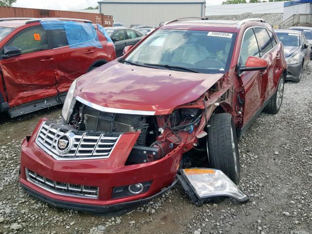 3GYFNDE30DS510895 - 2013 CADILLAC SRX PERFOR RED photo 2