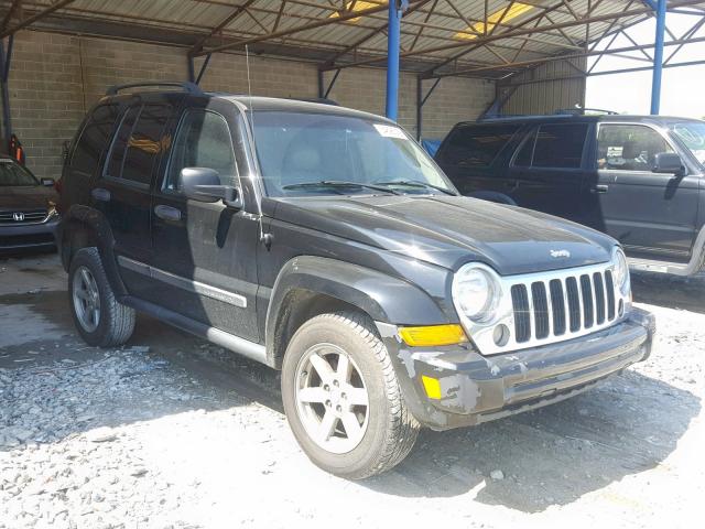 1J8GK58K06W158929 - 2006 JEEP LIBERTY LI BLACK photo 1