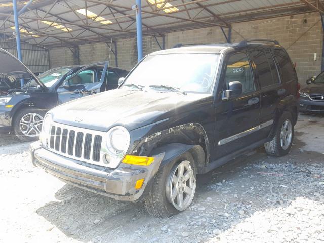 1J8GK58K06W158929 - 2006 JEEP LIBERTY LI BLACK photo 2