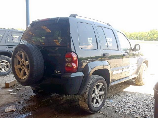 1J8GK58K06W158929 - 2006 JEEP LIBERTY LI BLACK photo 4