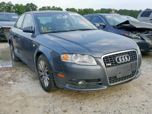 WAUAF78E88A162473 - 2008 AUDI A4 2.0T GRAY photo 1