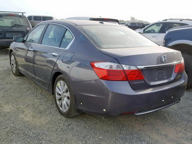 1HGCR2F89DA141808 - 2013 HONDA ACCORD EXL CHARCOAL photo 3