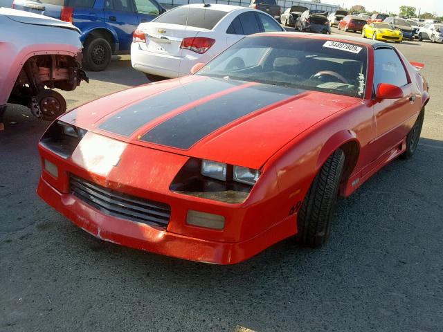 1G1FP23E0NL104687 - 1992 CHEVROLET CAMARO RS TWO TONE photo 2