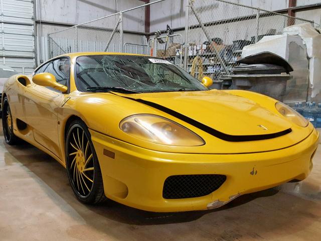 ZFFYU51A810126637 - 2001 FERRARI 360 MODENA YELLOW photo 1