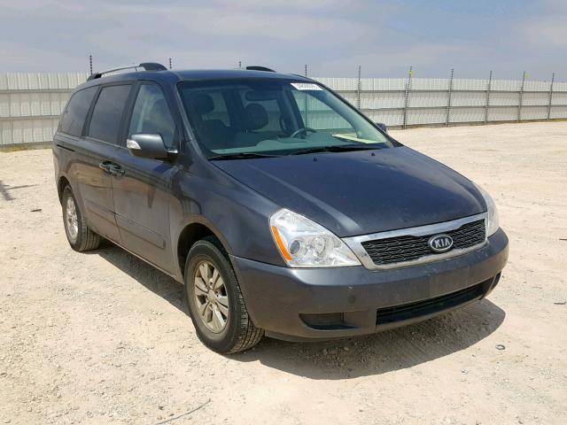 KNDMG4C76C6502297 - 2012 KIA SEDONA LX CHARCOAL photo 1