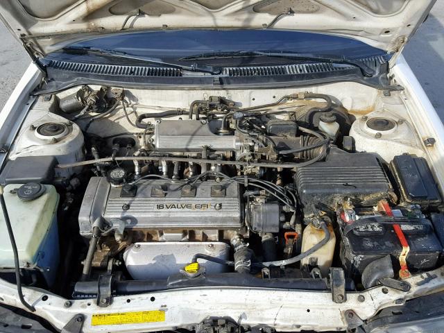 JT2AE09E5P0028545 - 1993 TOYOTA COROLLA LE WHITE photo 7