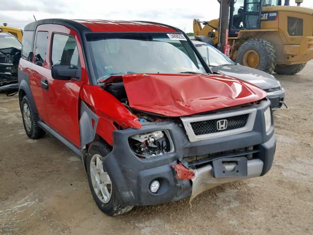 5J6YH17396L010559 - 2006 HONDA ELEMENT LX RED photo 1