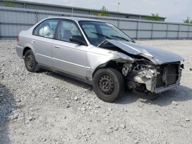 2HGEJ6614YH542314 - 2000 HONDA CIVIC BASE SILVER photo 1