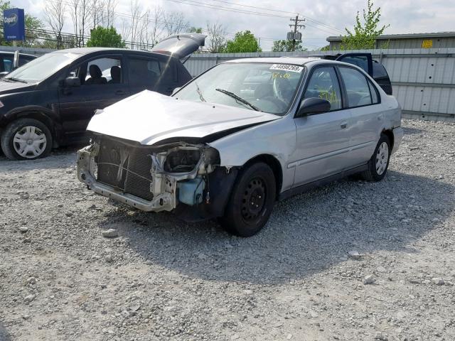 2HGEJ6614YH542314 - 2000 HONDA CIVIC BASE SILVER photo 2