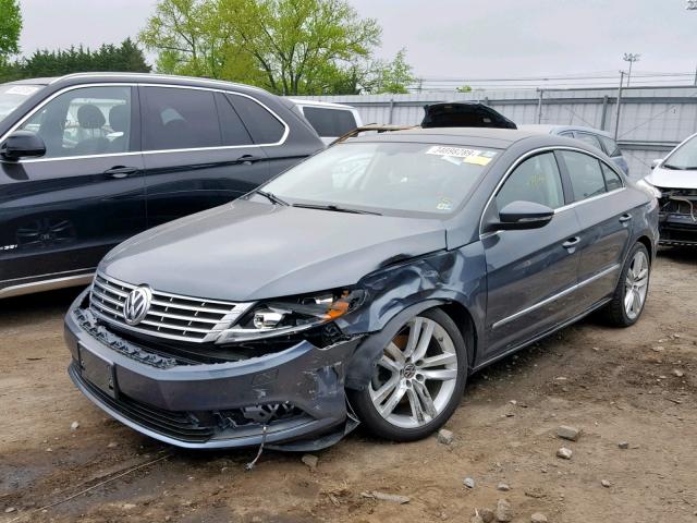 WVWRN7AN9DE507757 - 2013 VOLKSWAGEN CC LUXURY GRAY photo 2