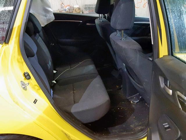 3HGGK5G88FM769760 - 2015 HONDA FIT EX YELLOW photo 6