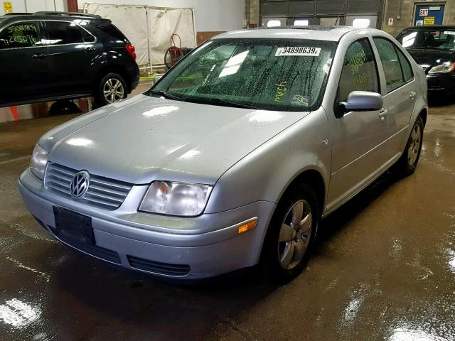 3VWSP69MX3M009025 - 2003 VOLKSWAGEN JETTA GLS SILVER photo 2