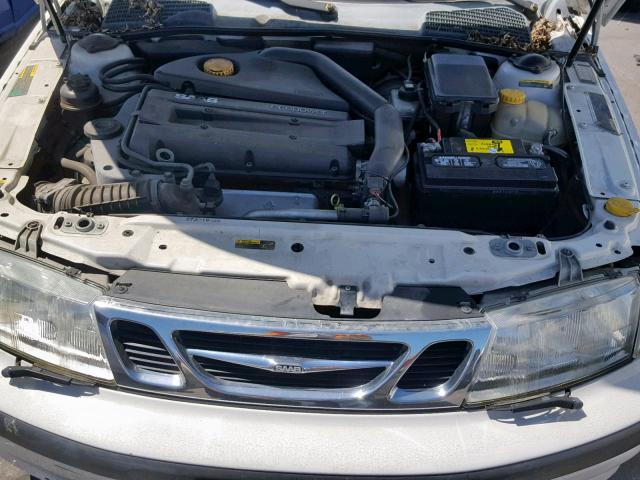 YS3EH48G413049038 - 2001 SAAB 9-5 AERO WHITE photo 7