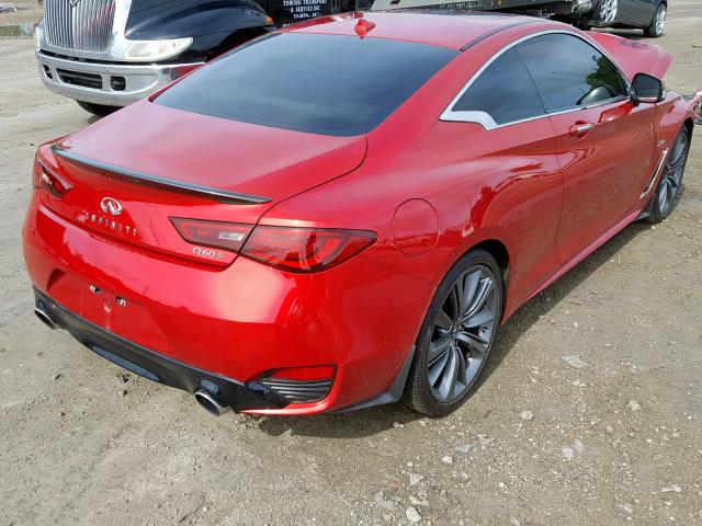 JN1FV7EK3JM530555 - 2018 INFINITI Q60 RED SP RED photo 4