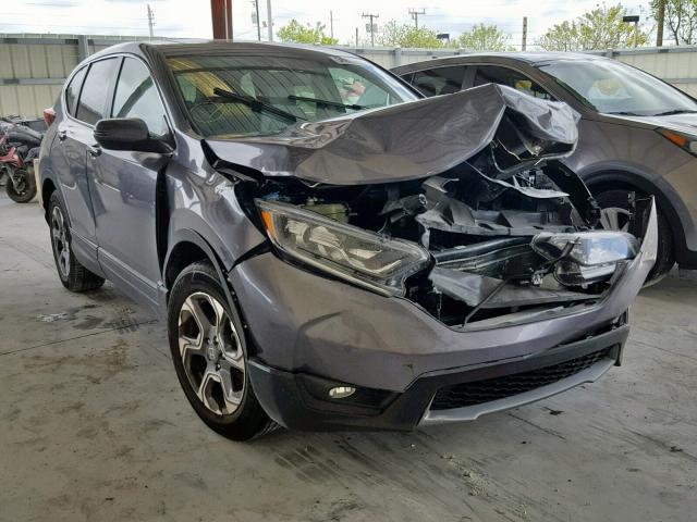 7FARW1H85JE017499 - 2018 HONDA CR-V EXL CHARCOAL photo 1