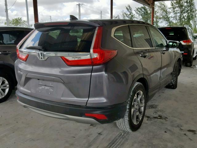 7FARW1H85JE017499 - 2018 HONDA CR-V EXL CHARCOAL photo 4