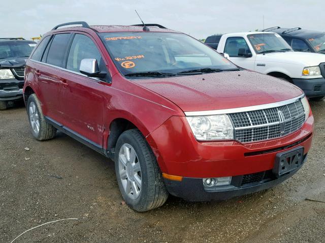 2LMDU68C47BJ23414 - 2007 LINCOLN MKX MAROON photo 1