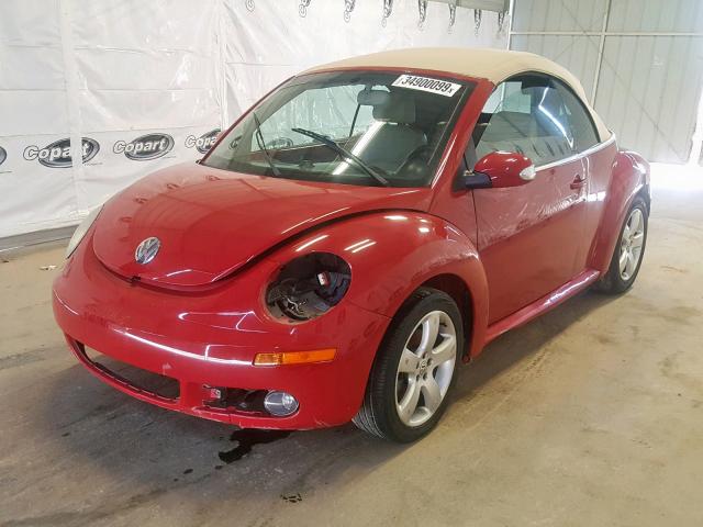 3VWSF31Y36M307873 - 2006 VOLKSWAGEN NEW BEETLE Rot Foto 2