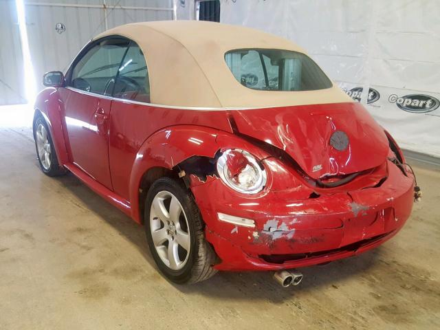 3VWSF31Y36M307873 - 2006 VOLKSWAGEN NEW BEETLE Rot Foto 3