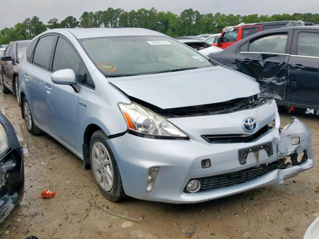 JTDZN3EU3D3240041 - 2013 TOYOTA PRIUS V BLUE photo 1