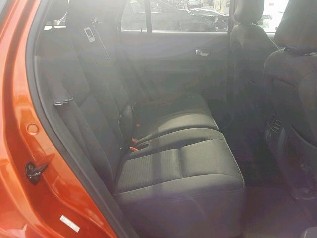 2FMDK38C08BA35266 - 2008 FORD EDGE SEL ORANGE photo 6