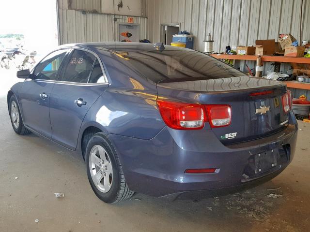 1G11C5SL0EF274439 - 2014 CHEVROLET MALIBU 1LT BLUE photo 3