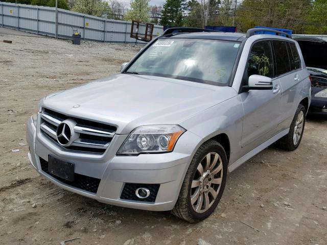 WDCGG8HB1BF557041 - 2011 MERCEDES-BENZ GLK 350 4M GRAY photo 2