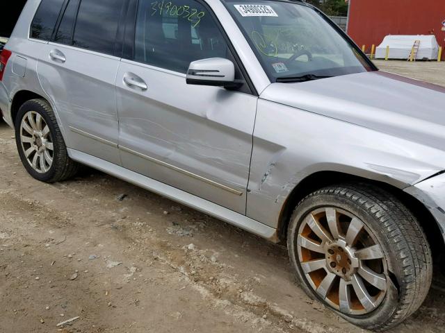 WDCGG8HB1BF557041 - 2011 MERCEDES-BENZ GLK 350 4M GRAY photo 9