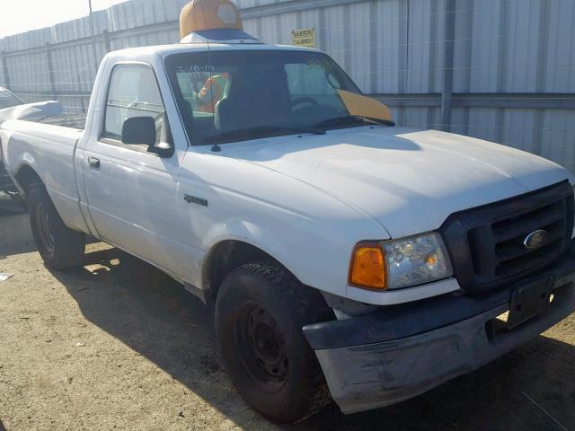 1FTYR10D95PA96467 - 2005 FORD RANGER WHITE photo 1