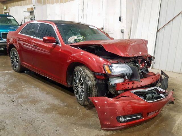 2C3CCAGG0EH166801 - 2014 CHRYSLER 300 S RED photo 1
