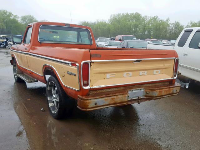 F15BLBF6012 - 1978 FORD F-150 TWO TONE photo 3