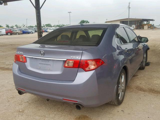 JH4CU2F67DC007149 - 2013 ACURA TSX TECH BLUE photo 4