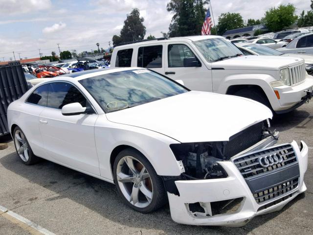 WAULFAFR0AA052499 - 2010 AUDI A5 PREMIUM WHITE photo 1