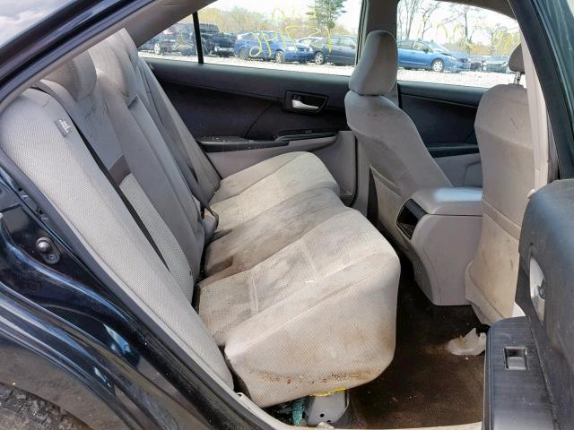 4T4BF1FK3CR268643 - 2012 TOYOTA CAMRY BASE 黑色 照片 6