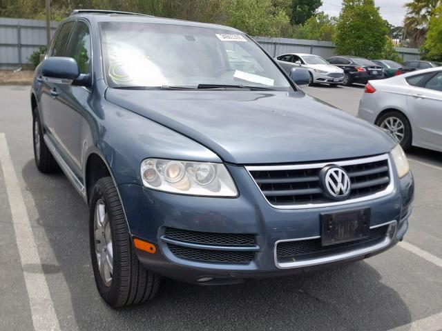 WVGCM67L74D022141 - 2004 VOLKSWAGEN TOUAREG 4. BLUE photo 1