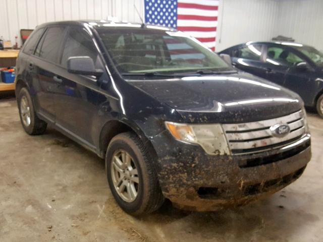 2FMDK36C97BA99386 - 2007 FORD EDGE SE BLACK photo 1