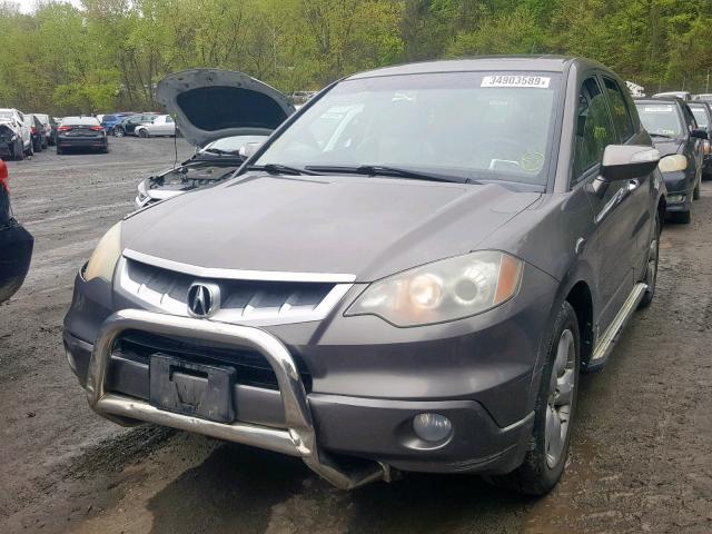 5J8TB18577A001116 - 2007 ACURA RDX TECHNO BROWN photo 2